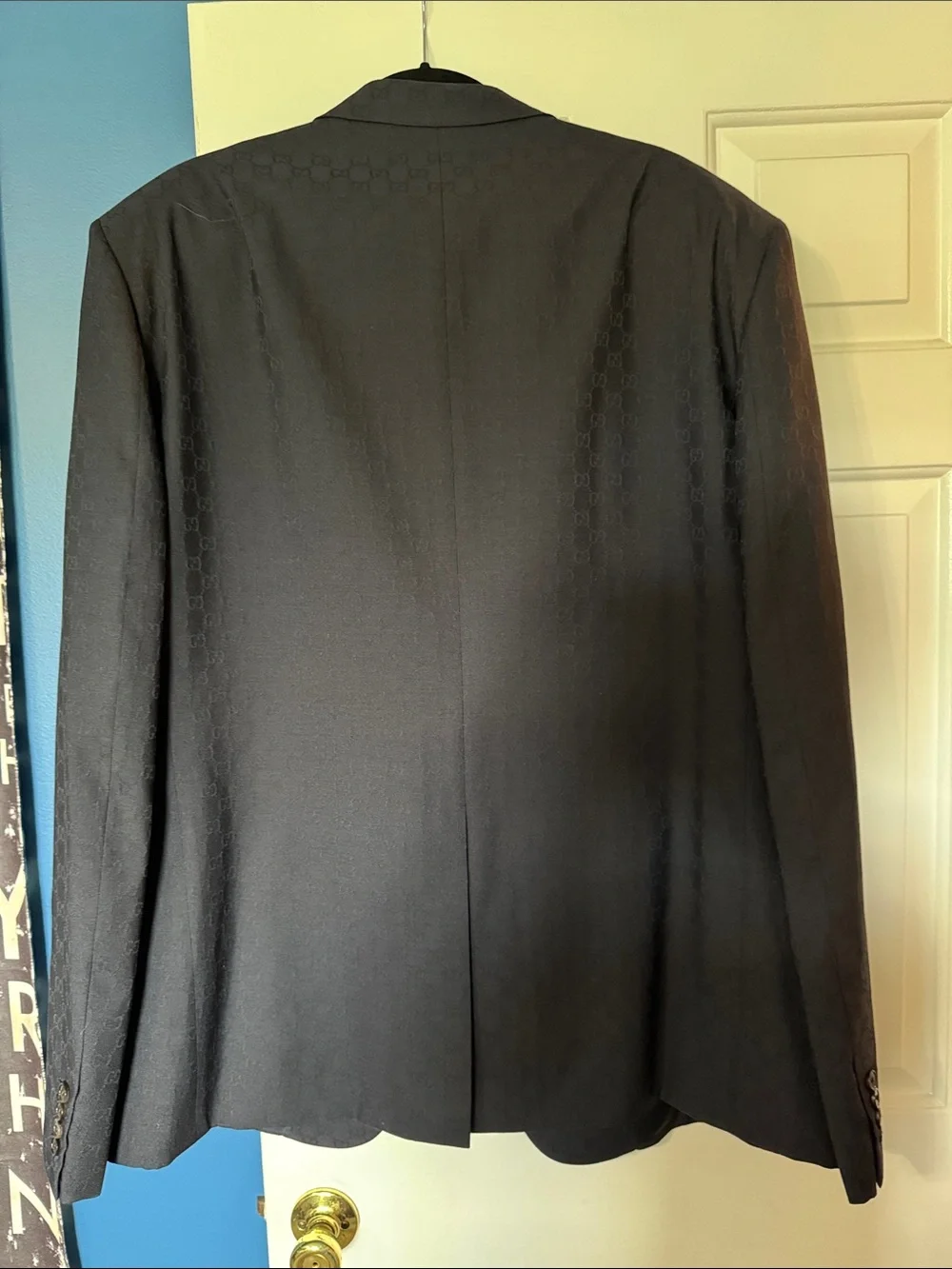 Gucci Black Men's Single-Breasted Sport Coat